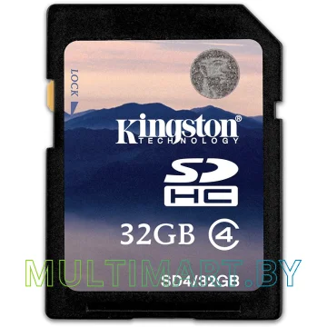 Карта памяти Kingston SDHC 32 Гб Class 4 (SD4/32GB)